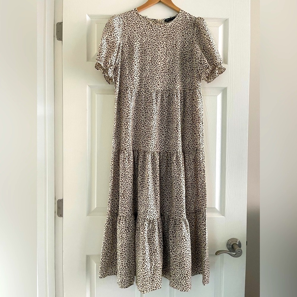 Animal print maxi